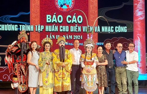 BÁO CÁO TẬP HUẤN NGHỆ THUẬT TUỒNG CHO DIỄN VIÊN VÀ NHẠC CÔNG ĐỢT II - NĂM 2024